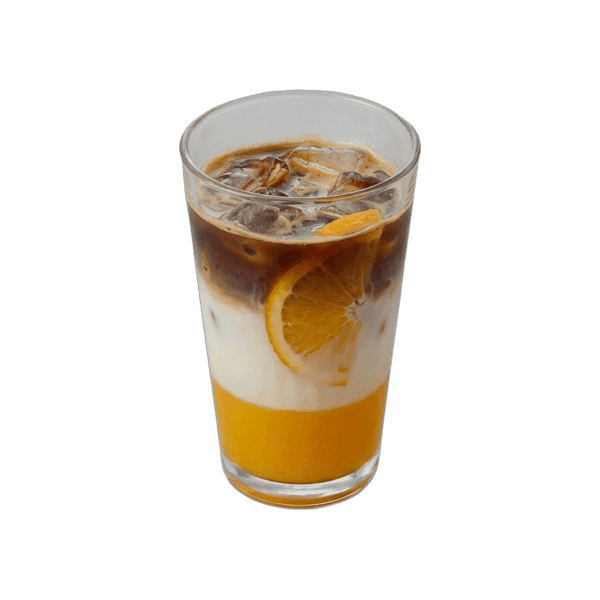 Orange Eclipse Iced Latte