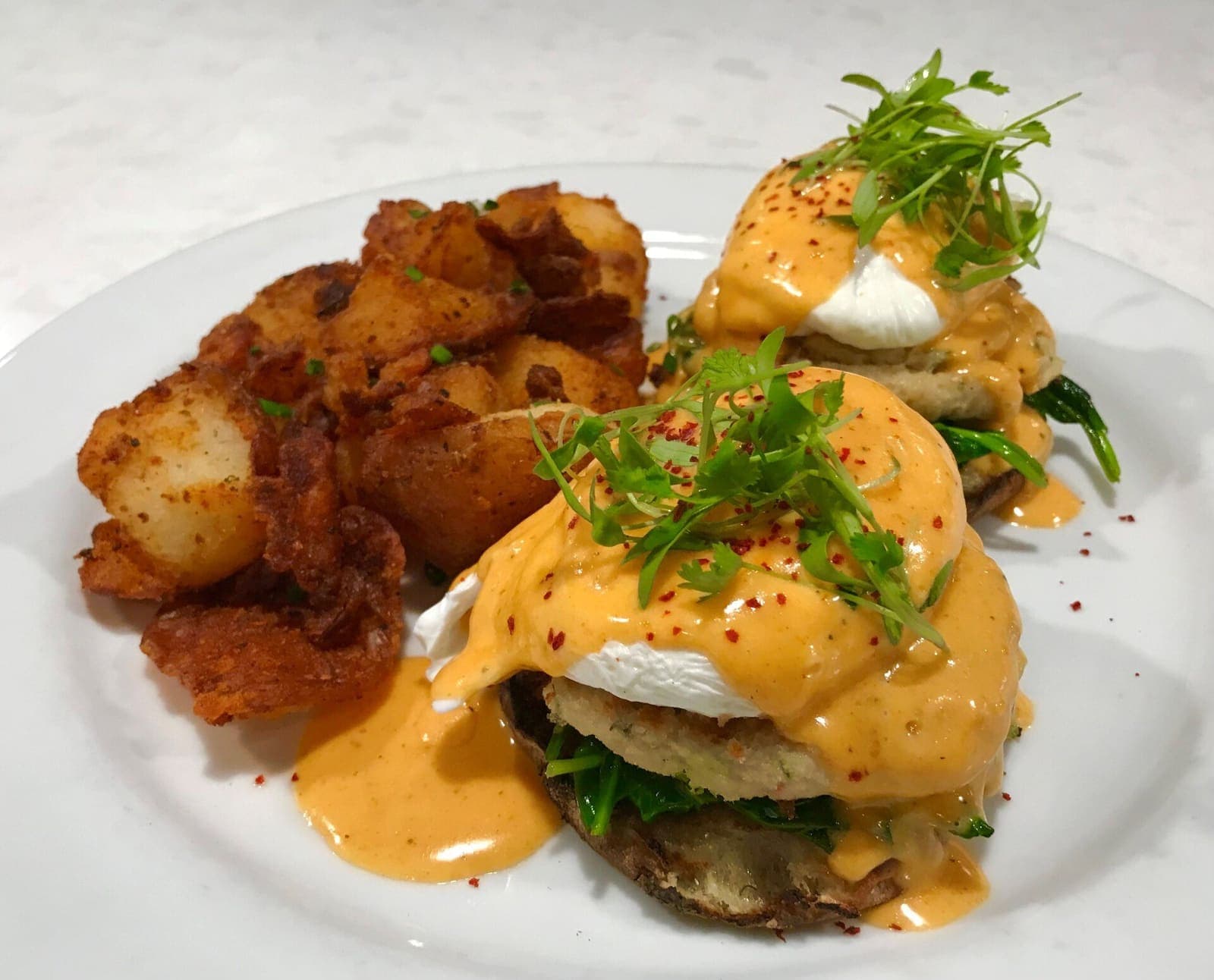 Crab benedict at iJava Delmas