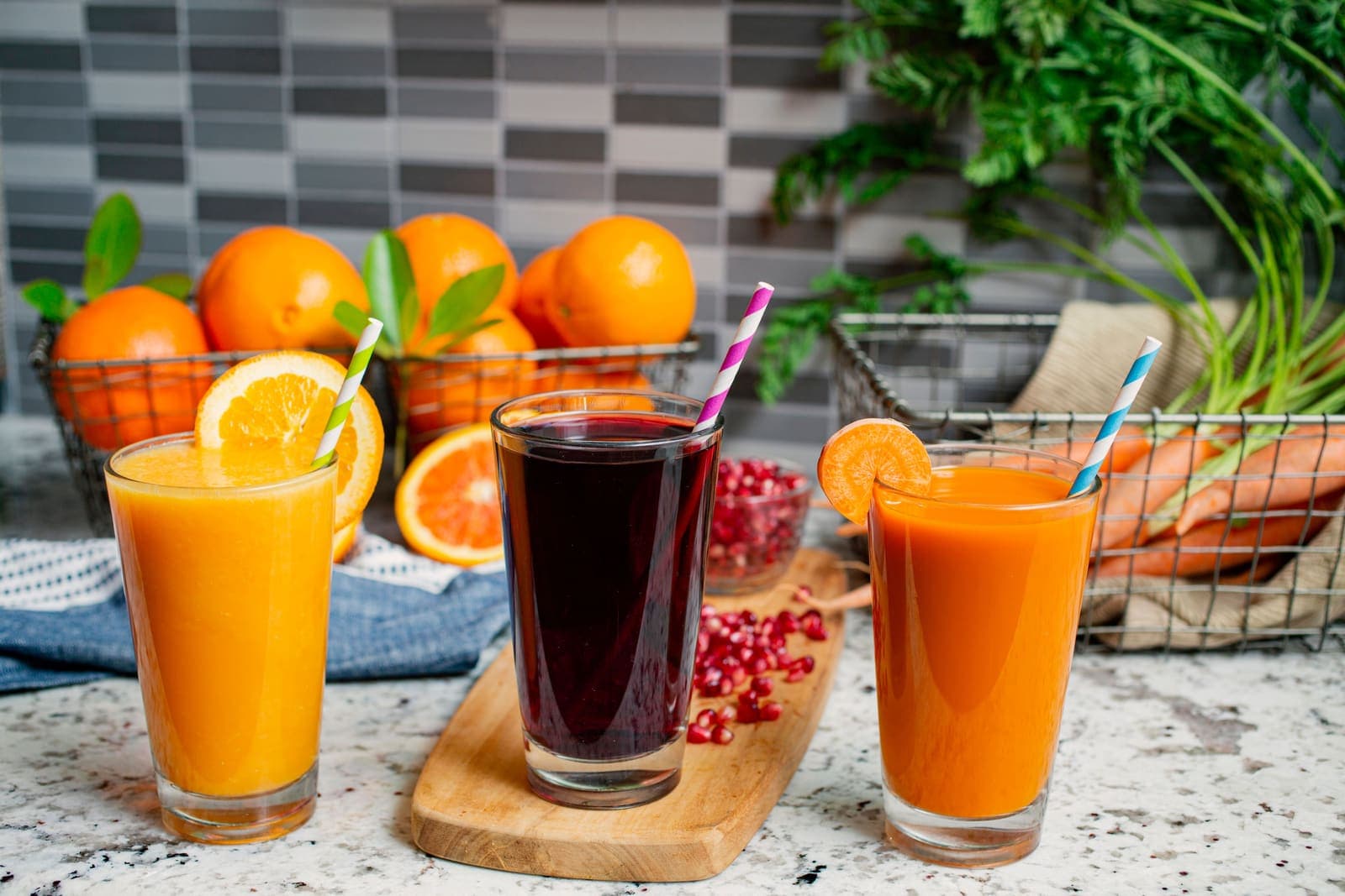 Fresh-squeezed juices at iJava