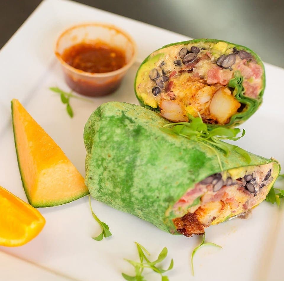 Mexicali burrito at iJava Delmas