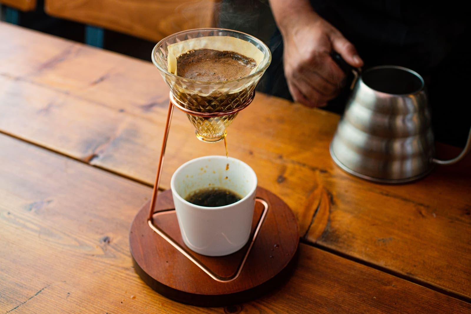 Pour-over coffee at iJava Delmas