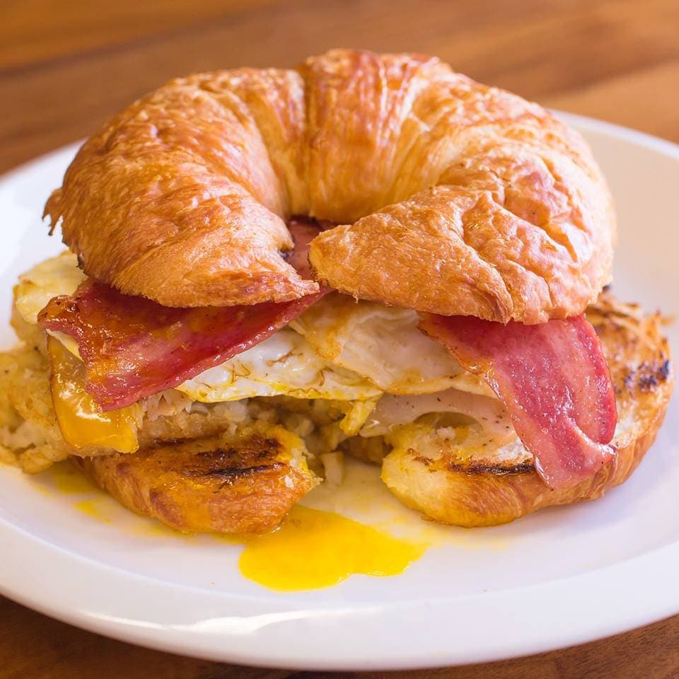 Turkey croissant at iJava Willow Glen